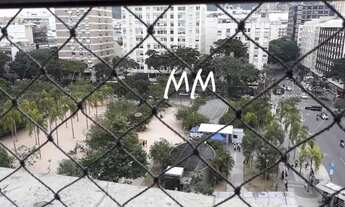 Imagem: LEBLON 2 QUARTOS FRENTE PRAÇA E VISTA PARCIAL