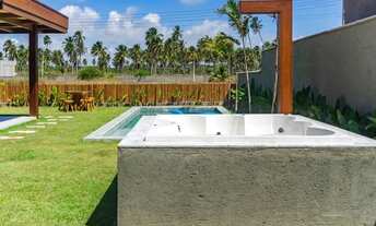 Imagem 7: Casa com 4 suítes, piscina, Jacuzzi, condomínio a beira mar do Patacho!!