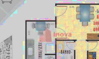 Imagem 2: Excelente Apartamento com 2 qtos/elevador/1 vaga, à venda, 72 m² por R$ 275.000 - Santa He