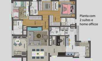 Imagem 3: Apartamento para venda com 114 metros quadrados com 3 quartos em Vila Hamburguesa - São Pa