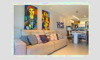 Imagem 5: Varanda Gourmet Flat 2 Qts Carneiros Resort - Beira Mar e Piscina SH057