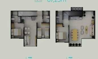 Imagem 2: Apartamento para venda tem 87 metros quadrados com 3 quartos em Praia dos Carneiros - Tama