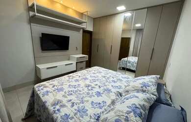 Imagem 4: Casa em condomínio fechado semi-mobiliado com armários planejados e 3 suítes 2 vagas de ga