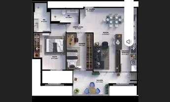 Imagem 7: Apartamento 2 quartos com Suite Dubai Recidence Pedra Branca Palhoça