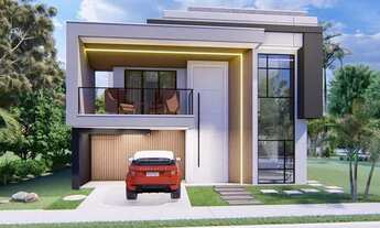 Imagem 3: Casa em construção no Buona Vita #4 dormitórios, sendo 3 suítes #área gourmet com piscina