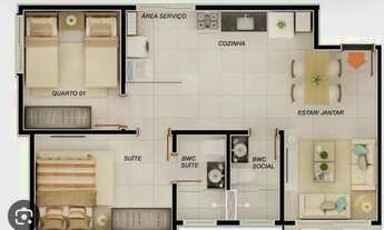 Imagem 5: REPASSE APARTAMENTO CAMPINA RESIDENCE