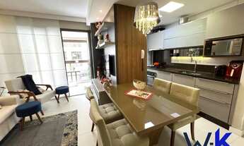 Imagem 2: Apartamento com 80m2 de área privativa, contando com 2 suítes, lavabo, sala integrada com