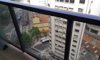 Imagem 5: Apto. Vista panorâmica sacada vidro Fórum João Mendes