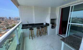 Imagem 2: Apartamento com 1 dormitório à venda, 58 m² por R$ 318.000 - Caiçara - Praia Grande/SP