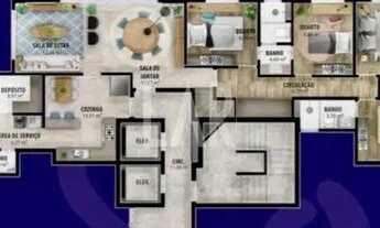 Imagem 2: Apartamento à venda, 4 quartos, 2 suítes, 3 vagas, Sion - Belo Horizonte/MG