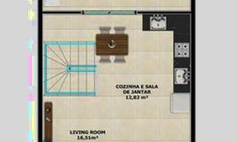Imagem 4: Sobrado para venda tem 104 metros quadrados com 3 quartos em Boa Vista - Joinville - SC
