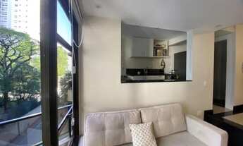 Imagem 7: Apartamento para aluguel tem 58 metros quadrados com 1 quarto,com mesanino varanda e lavab