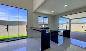 Imagem 6: Casa térrea com 3 suítes mais Home, no Condomínio Terras Alpha 2