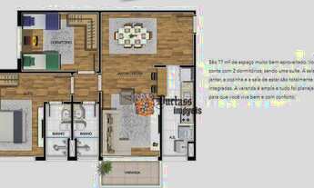 Imagem 3: Apto. com 2 dormitórios ( 1 suíte) à venda, 76 m² por R$ 420.000 - Res. Toscana - Atibaia