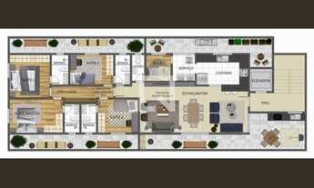 Imagem 2: Apartamento à Venda - São Lucas, 4 Quartos, 195 m2