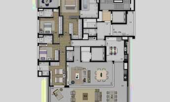 Imagem 4: Apartamento para venda com 270 metros quadrados com 4 quartos em Jardim Paulista - São Pau