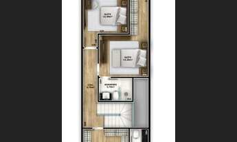 Imagem 3: Sobrado para venda possui 164 metros quadrados com 3 quartos em Glória - Joinville - SC