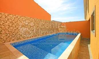 Imagem 2: CASA com piscina e 2 quartos em Itanhaém, no bairro Cibratel II