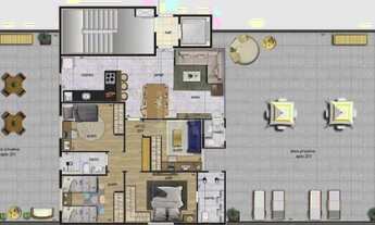 Imagem 4: Área Privativa à venda, 3 quartos, 1 suíte, 3 vagas, Barroca - Belo Horizonte/MG