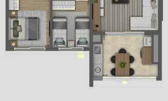 Imagem 3: Apartamento para venda tem 65 metros quadrados com 2 quartos em Vila Mariana - São Paulo