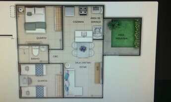 Imagem 5: VENDO APARTAMENTO TÉRREO COM 2/4, SALA, COZINHA E BANHEIRO COM BOX E CONDOMÍNIO COM ÁREA D