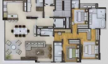 Imagem: Apartamento - 3 dormitórios - 3 Suítes