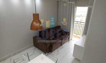 Imagem 3: Apartamento no 3º andar, sala, sacada, 3 quartos, mobiliado, lavanderia, uma vaga de garag