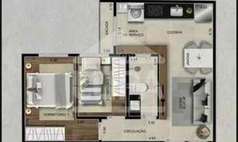 Imagem 2: Apartamento com 2 dormitórios sendo 1 suíte á venda na Vila Nivi