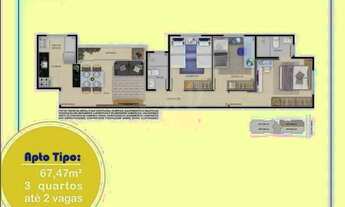 Imagem 6: Apto 3 quartos sendo 1 suite,1 vaga no Palmeiras Belo Hte