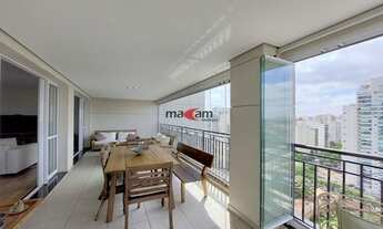 Imagem 4: Apartamento à venda - 258 m², 4 suítes e 4 vagas - Varanda Gourmet em andar alto com vis