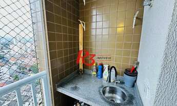 Imagem 7: Apartamento com 2 dormitórios à venda, 69 m² por R$ 575.000,00 - Encruzilhada - Santos/SP