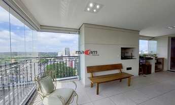 Imagem 6: Apartamento à venda - 258 m², 4 suítes e 4 vagas - Varanda Gourmet em andar alto com vis