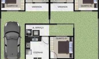 Imagem 7: CASA À VENDA COM 2 DORMITÓRIOS, 51m², R$280.000,00, BAIRRO ITAJUBA, BARRA VELHA, SANTA CAT