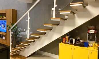 Imagem 6: Apartamento para venda possui 144 m² com 3 suítes , pé direito duplo , 2 vagas , mobiliad