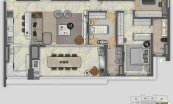 Imagem 7: Apartamento para venda com 131 metros quadrados com 3 quartos em Vila Mariana - São Paulo