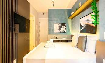 Imagem 2: Studio La Casa Pássaros e Flores, apto disponível para locação contendo 21m² e 01 dormitór