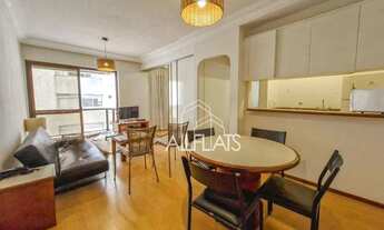 Imagem: Flat com 1 dormitório para alugar, 43 m²