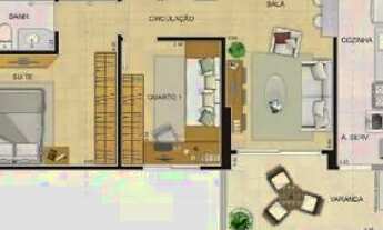 Imagem: Ap 3 quartos com 86 metros no condomínio