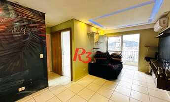 Imagem 2: Apartamento com 2 dormitórios à venda, 69 m² por R$ 575.000,00 - Encruzilhada - Santos/SP