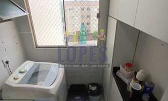 Imagem 7: Apartamento no 3º andar, sala, sacada, 3 quartos, mobiliado, lavanderia, uma vaga de garag