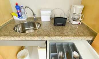 Imagem 6: Flat com varanda e garagem na Barra da Tijuca (diária ou mensal