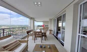 Imagem 3: Apartamento à venda - 258 m², 4 suítes e 4 vagas - Varanda Gourmet em andar alto com vis