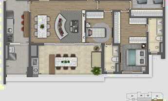 Imagem 6: Apartamento para venda com 131 metros quadrados com 3 quartos em Vila Mariana - São Paulo