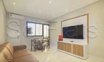 Imagem 4: Apartamento com 1 dormitório e 1 vaga de garagem finamente decorado no centro de Alphavill