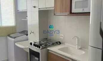 Imagem: Studio 26 m² - Ambiente de Cozinha, Dormitório