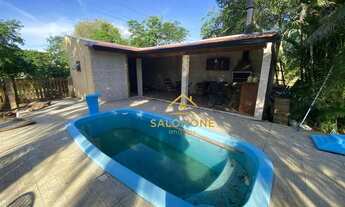 Imagem 6: Salomone vende Chalé com 2 dormitórios, quiosque, piscina aquecida e acesso a lagoa