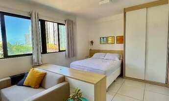 Imagem 2: Andar alto | Flat | Mobiliado | Aflitos