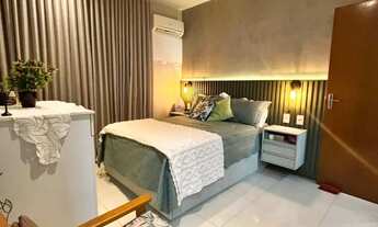 Imagem 6: Apartamento mobiliado com varanda e churrasqueira com 3 quartos sendo 1 suite