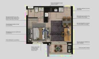 Imagem 6: Apartamento com 1 dormitório, 33 m² - venda por R$ 730.000 ou aluguel por R$ 4.510/mês - J