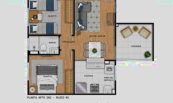 Imagem 7: Apartamento à venda, prolongamento da Avenida Potirendaba